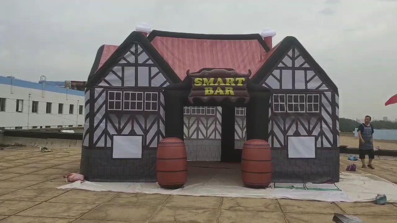 Custom Design Outdoor Big Portable Blow Up Tent Inflatable Irish Pub
