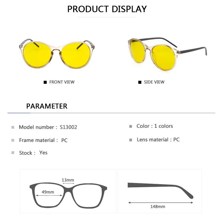 Latest Design round glasses for men with custom services for unisex-5