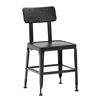 metal frame industrial steel cafe cheap restaurant dining tables and chairs