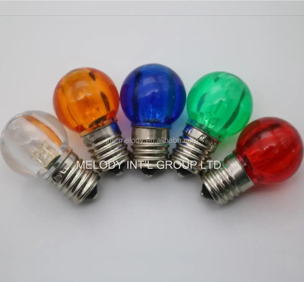 G30 Led Bulb 5led E12 E17 G30 Christmas G11 Decorative Smooth Opaque