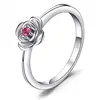 Peridot Smaragd Spinel Ruby Ring 925 Sterling Silver