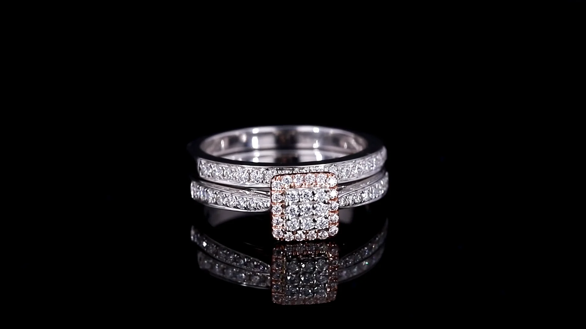 mens synthetic diamond rings