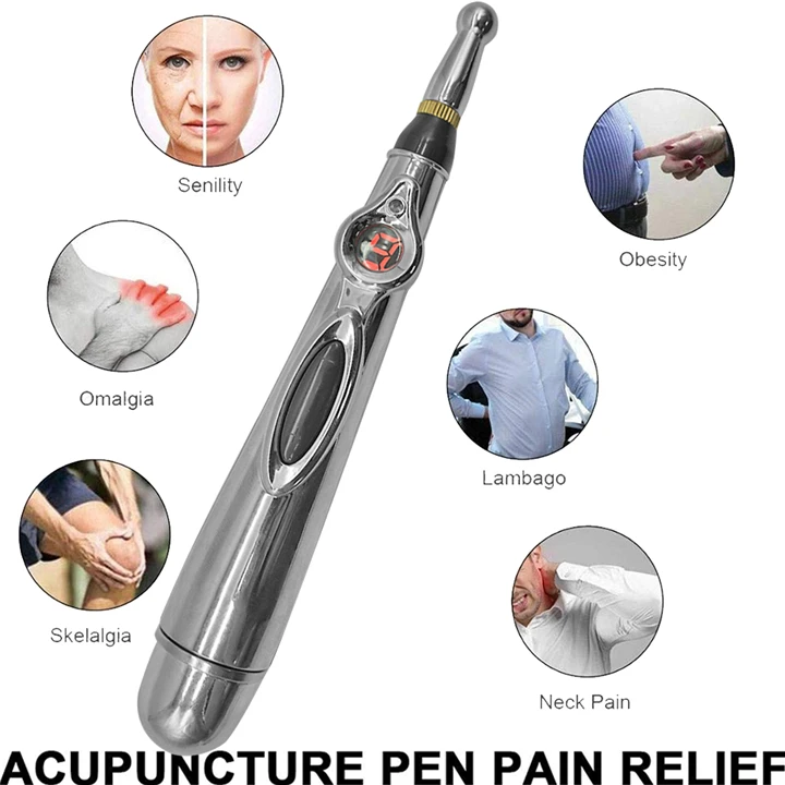 9 modes mini laser therapy massage tool electrical acupuncture meridian energy pen