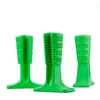 Amazon hot wholesale christmas gift green and blue pet dog chew products custom dog rubber molar stick