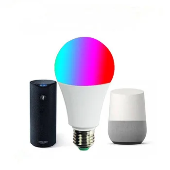 E27 E26 6W Edison filament led xiaomi speaker smart bulbs wifi light bulbs rgb colour