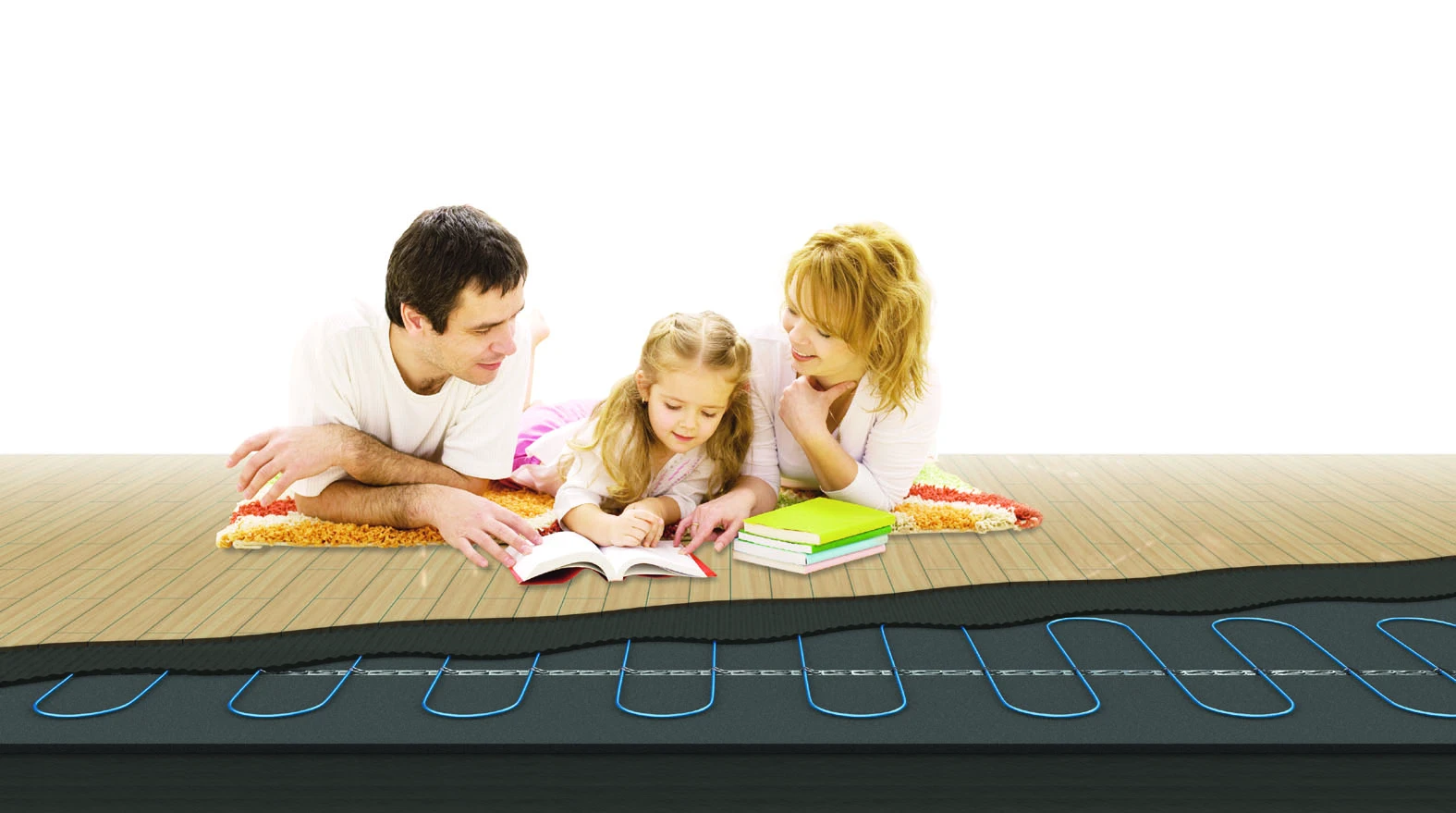 Floor Heating Dry System Electric Floor Warming Kit Tile Heater Mat