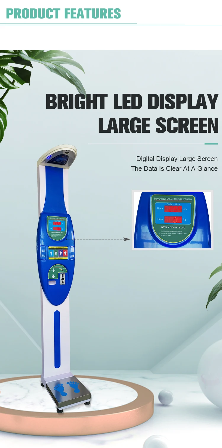 height weight blood pressure machine