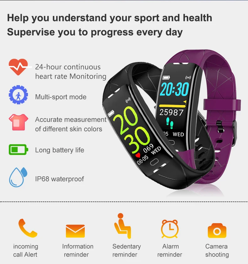 Z21 Plus Smart Band Multiple Sports Mode Watch Bracelet Fitness Tracker Call Message Reminder IP68 Waterproof Smart Wristband