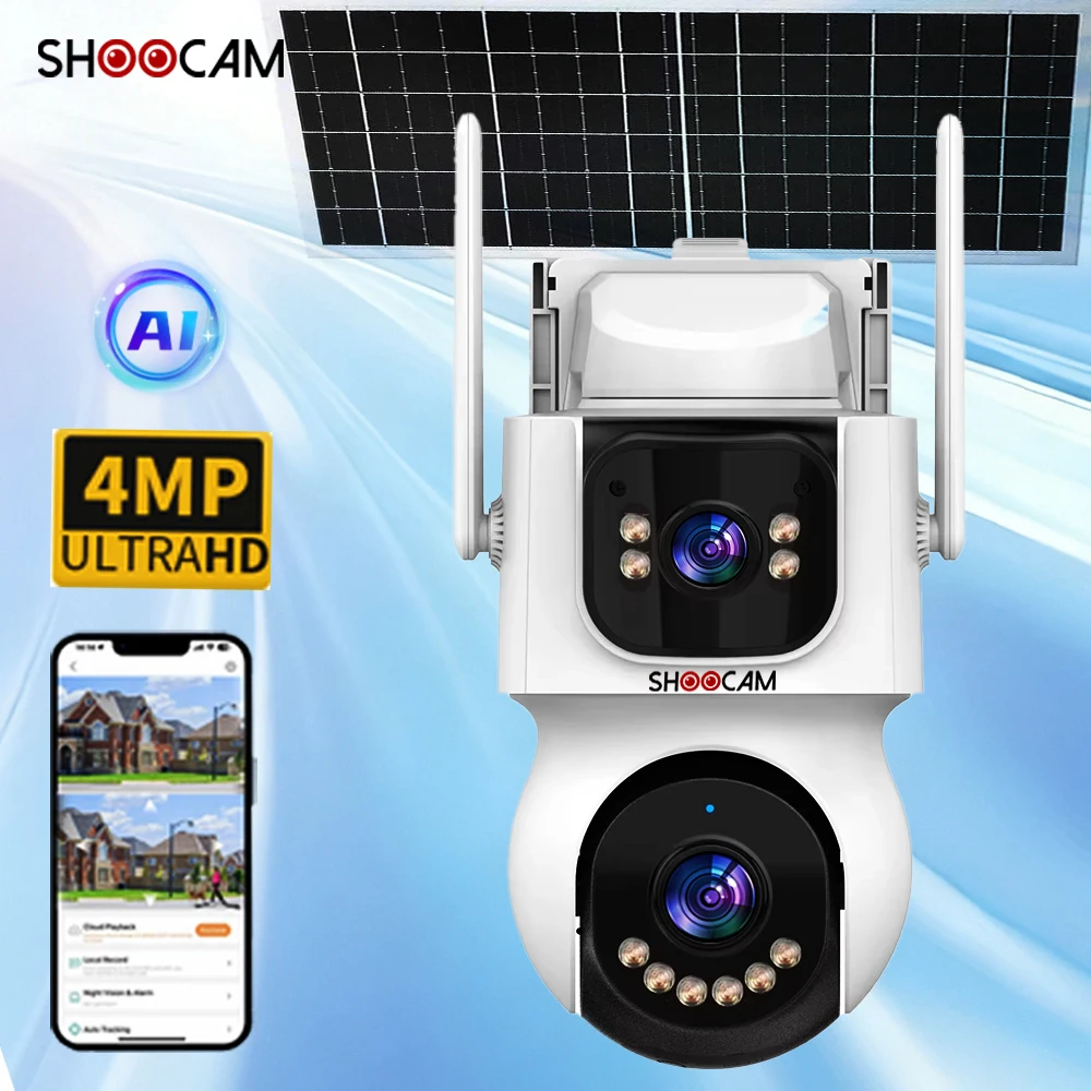 4 lens solar camera supplier