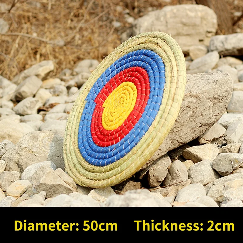 Archery Shooting Straw/grass Target Diameter 50cm Thickness 2cm With