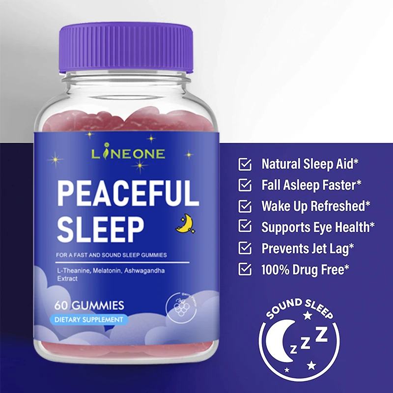 OEM Sleep Well Gummies Vitamin Gummies Candy Sleep Deep Recovery Low Sugar Bear Non-melatonin Gummies Private Label Service details