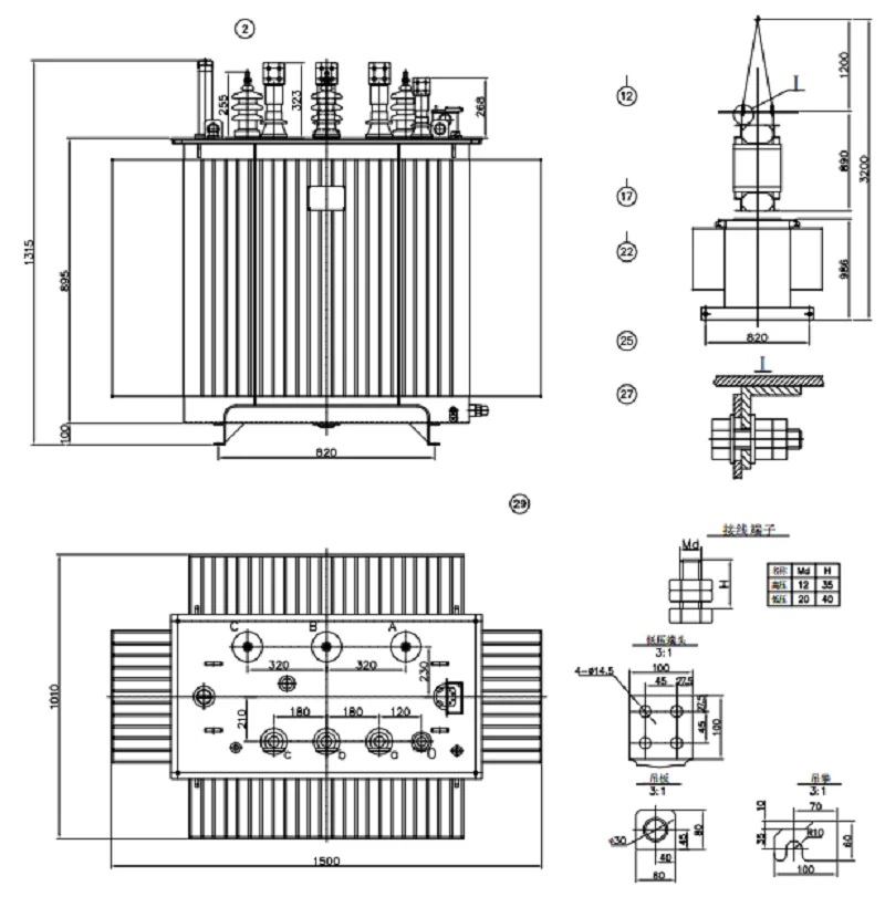 1000kva Three Phase Oil Power Transformer - Buy 1000kva,Three Phase ...