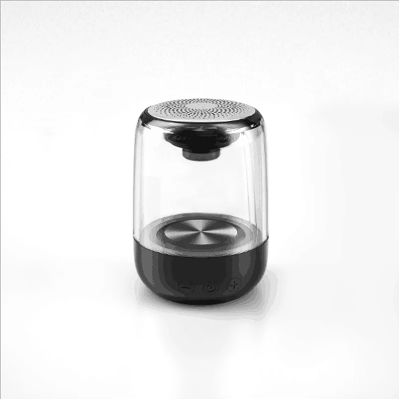 2020 High Quality LED Light Portable Bluetooth Speaker Transparent BT 6D Subwoofer C7 Wireless Mini Speaker - ANKUX.COM