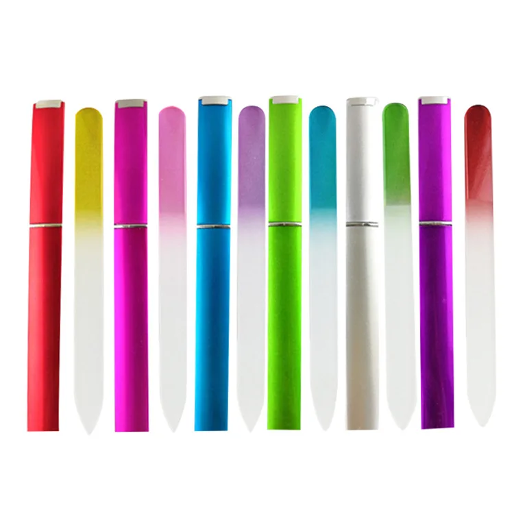 product professional factory beauty tool glass nail file glass portable nail file with case-1