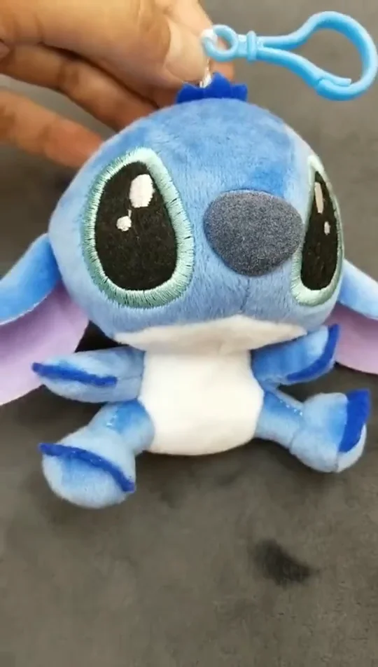 disney stitch plush keychain