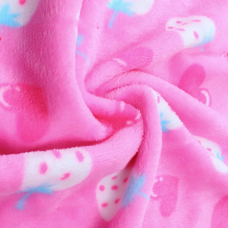 Musa High Quality Soft Polyester Custom Digital Printed Minky Fabric