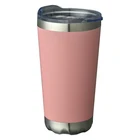Anti-overflow vacuum stainless steel double wall coffee mug insulated tumblers with lid