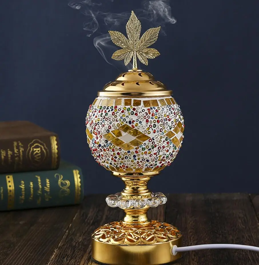 Middle East Arabian Lamp-lit Plug-in Incense Burner Heating Sacrificial ...