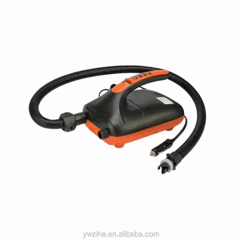 SODIAL Portable Car Inflatable Pump High Pressure Electric Air Pump for Outdoor Paddle Board and Boat Airbed Kayak 