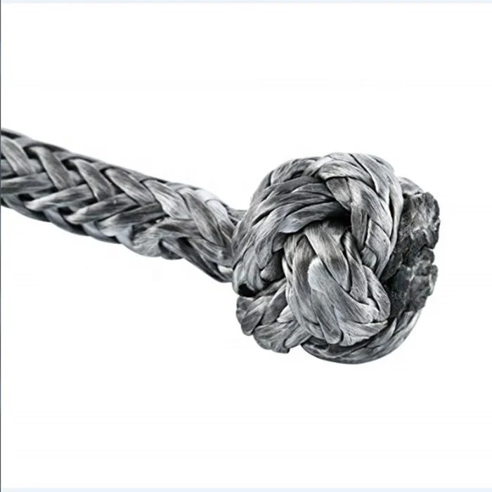 hot selling excellent product nice soft shackle kinetic tow rope and synthetic winch rope