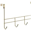 Over The Door Hanger, Iron Wire, Gold, 4 x15.7 x10in Towel Hanger Hook For Cloth Scarf Keys Towels