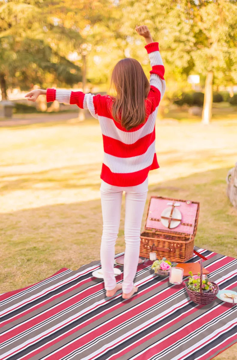 Waterproof Water-Proof PVC Outdoor Picnic Mat Thick Oxford Cloth for Parks and Lawns Widened Enlarged Portable Camping Mat