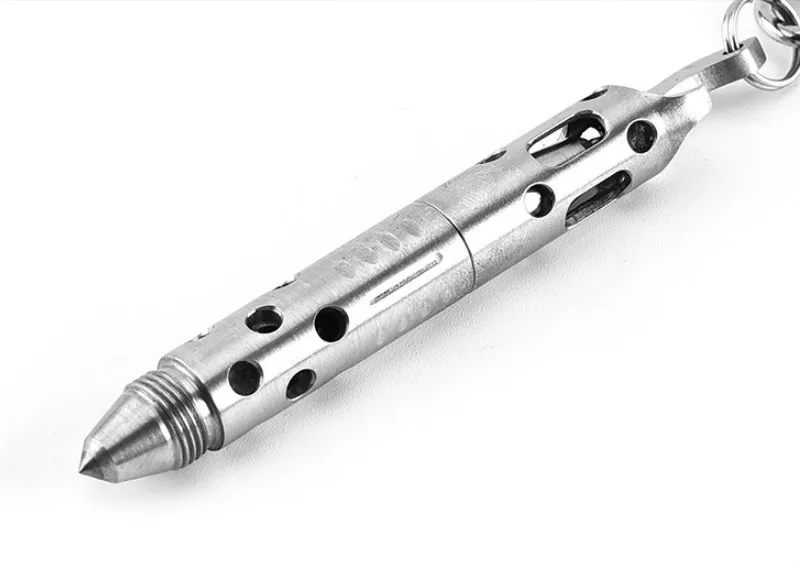 Metal Bolt Action Pen with Tungsten Pen Top for Outdoor Self-protection Gifts 