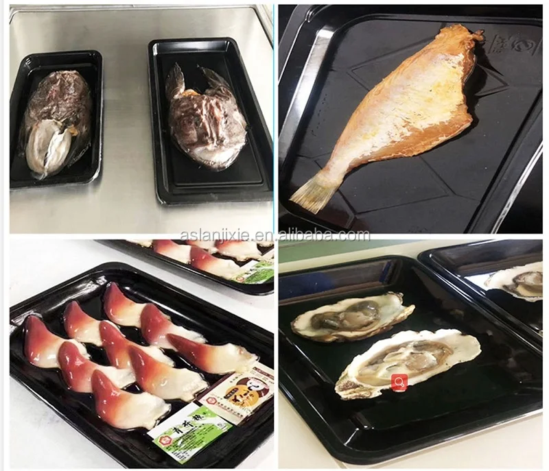 Fresh Fruit And Vegetable Vacuum Skin Packing Machine Sealing Food Tray