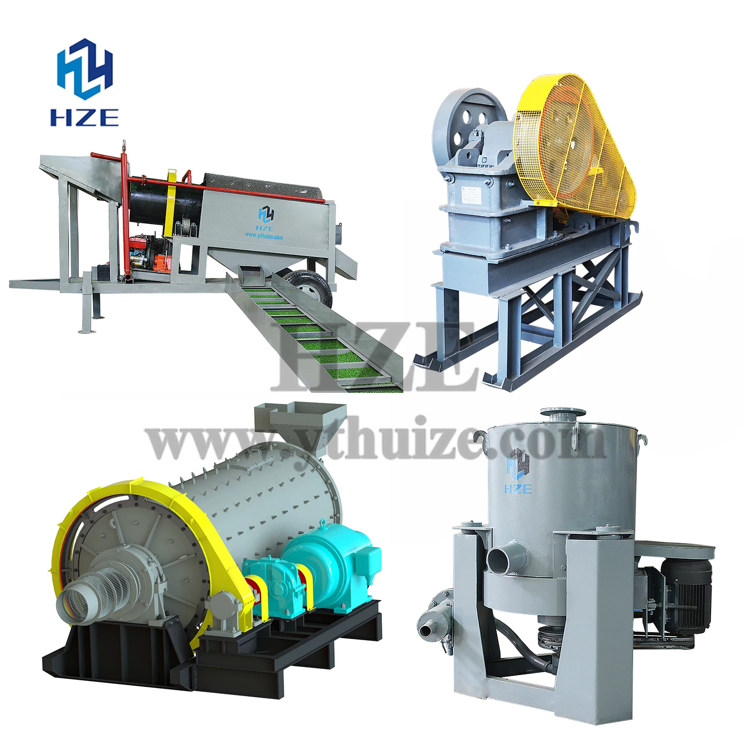
Alluvial Deposit and Hard Rock Small Scale Gold Mining Equipment 
