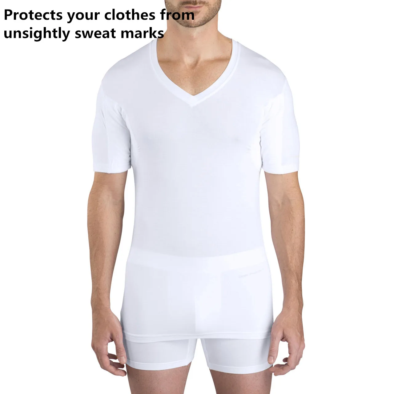 Custom Dry Fit Underarm Sweat Proof Undershirts For Men Buy Sweat