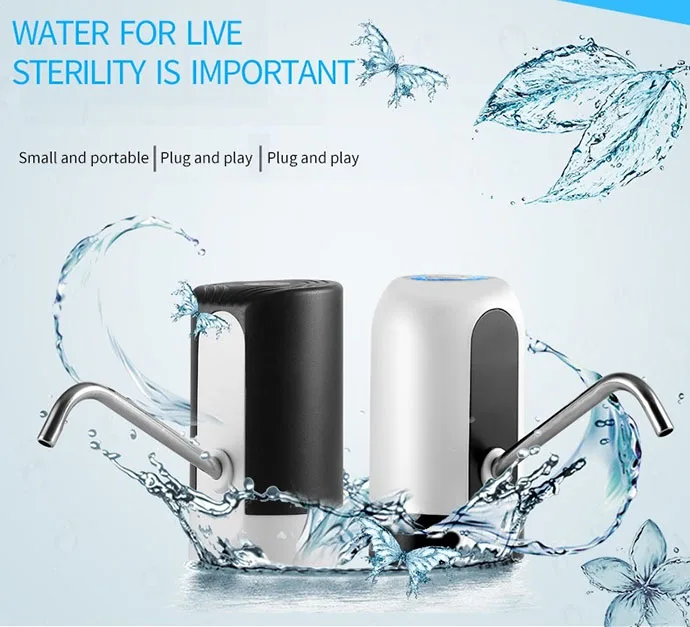 Usb Charging Automatic Drinking Water Pump Portable Electric Water