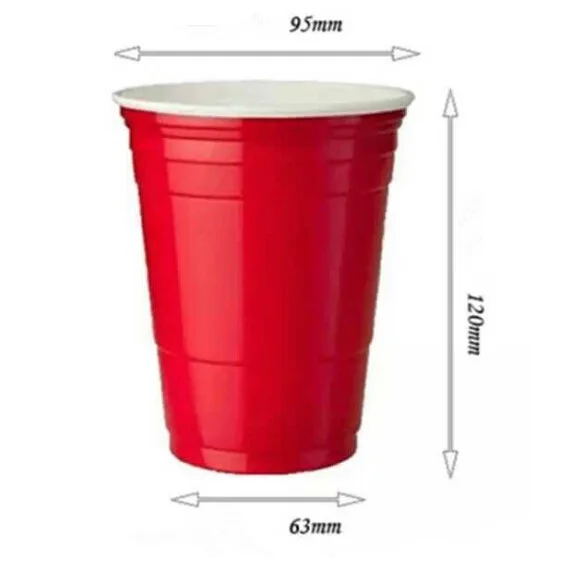 

beer pong,10000 Pieces, Red or according customer's request
