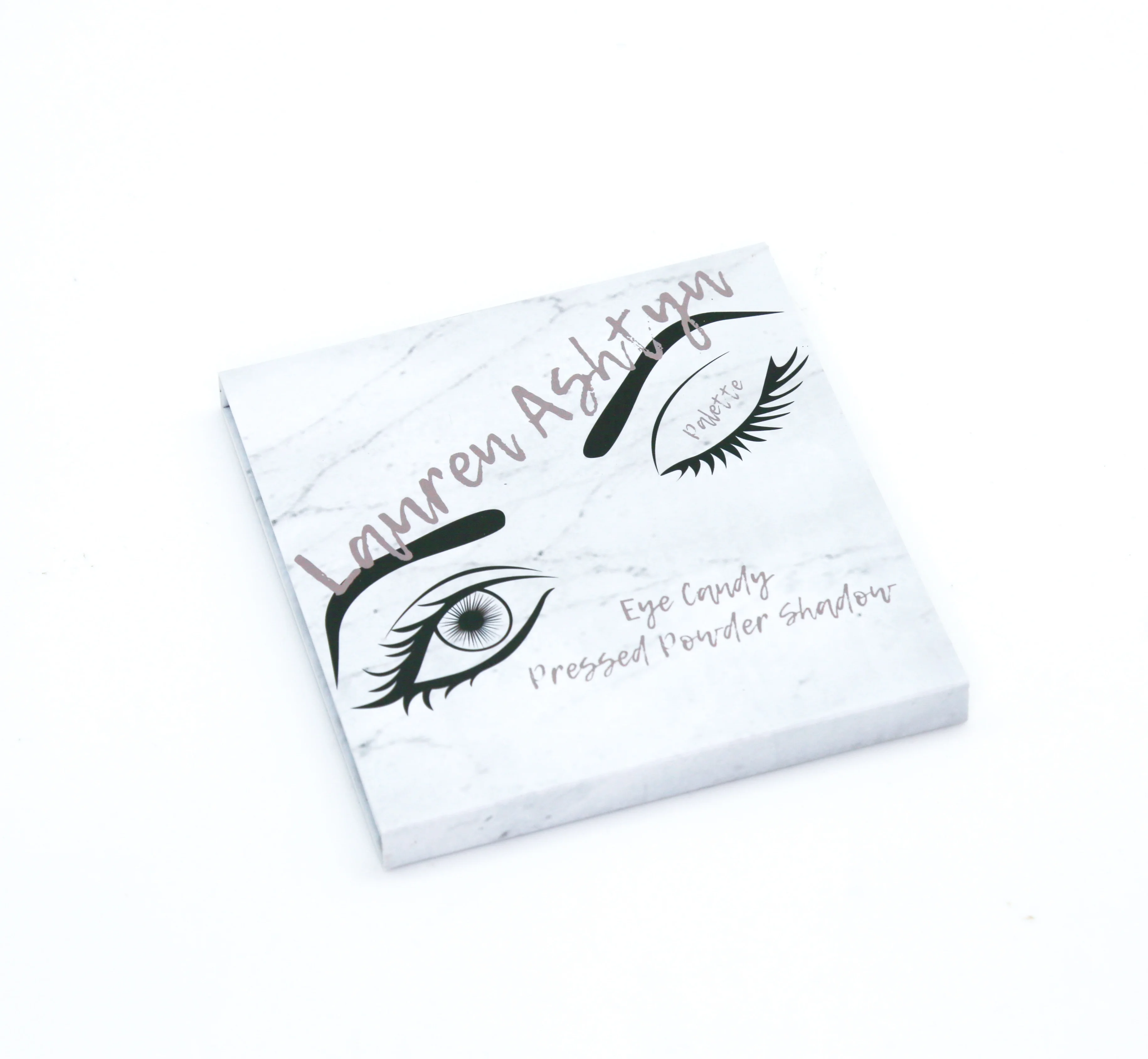 Luxury paper makeup packaging eyeshadow palette with mirror