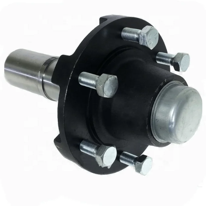 Electric Axle Stub Axle Drum Brake For Camping Trailer 1500kg Trailer