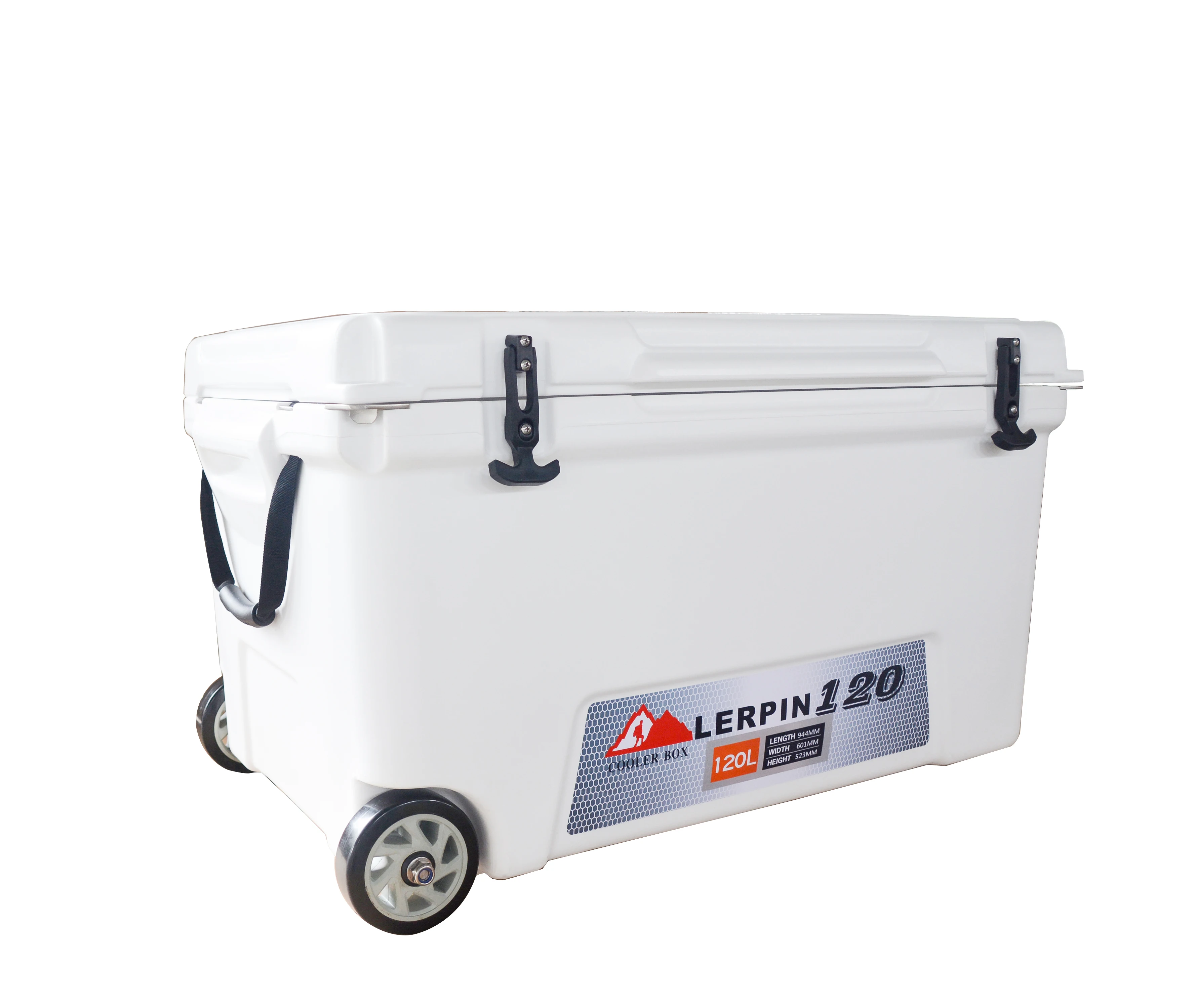 Rotomolding Picnic Cooler Box 120l Big Size Wheeled Fish Box Coolers