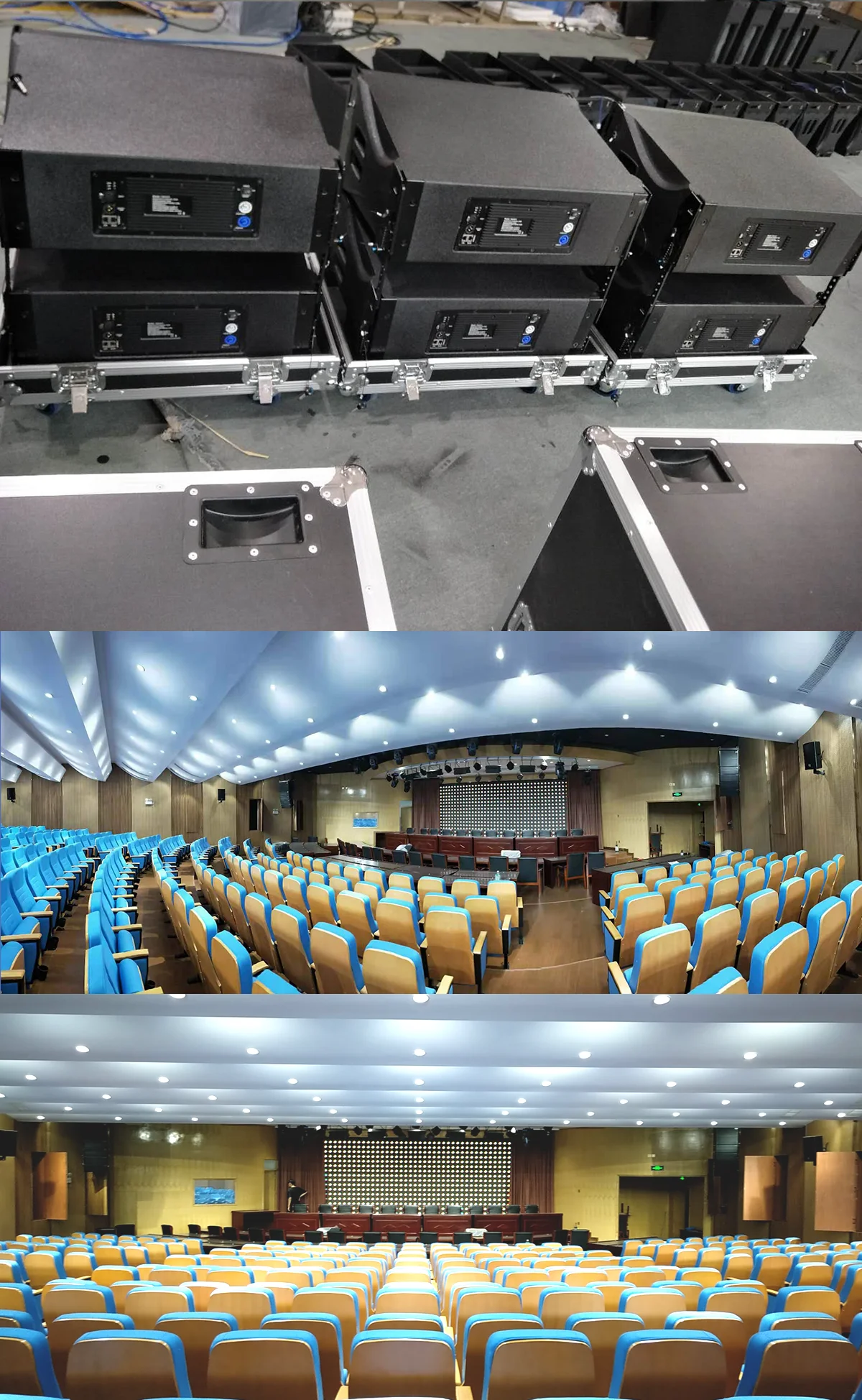 Double 6.5 Inch Active Line Array Professional Speaker Dj Party Speaker