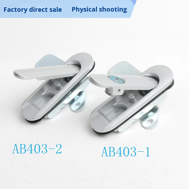 AB401 Mechanical Box Lock Equipment Aluminum Profile Door Lock Electrical Cabinet Lock Distribution Box AB402 details
