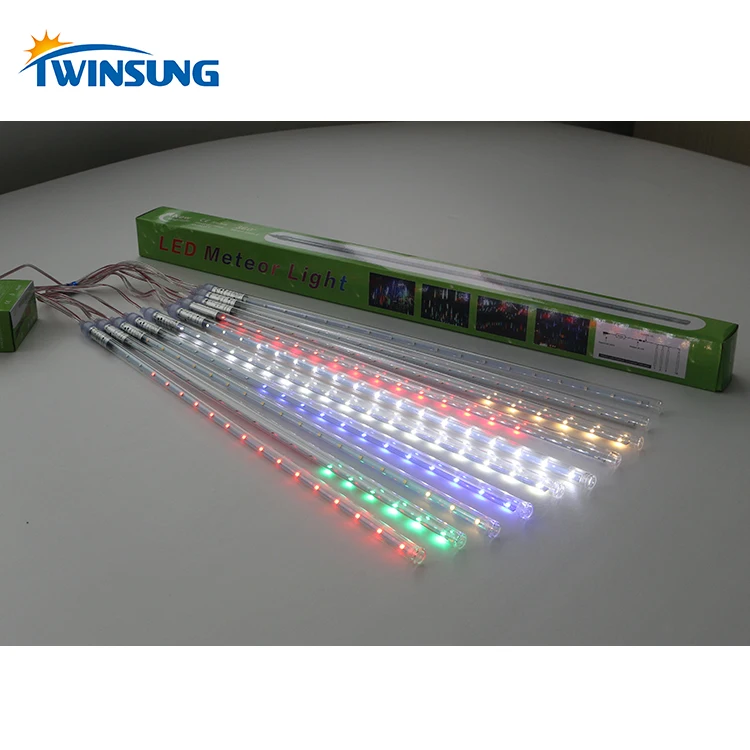 IP65 RGB LED Meteor Rain Tube Light for Xmas Holiday Decoration