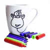 Heat-fixed Pens With ASTMD4236 Chicken Batch Marker Assorted Colors Ceramic Pen Set