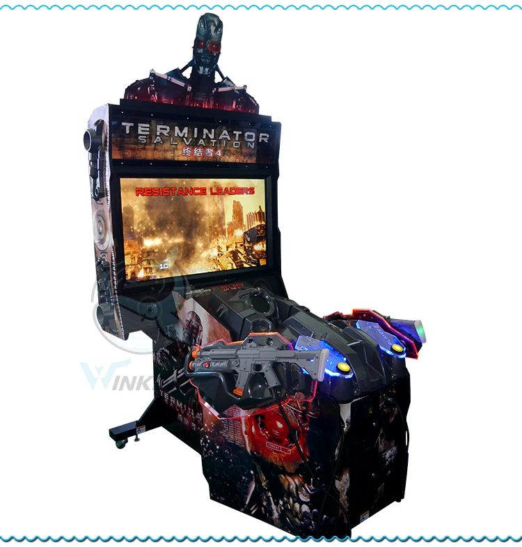 Terminator Salvation Gun Shooting Coin Operated Game Machine