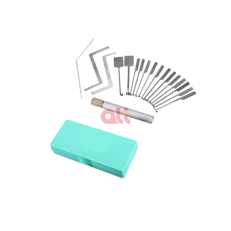 Goso 14pcs Auto Dimple Lock Pick Set Kaba Lock Opener Locksmith Tool 14