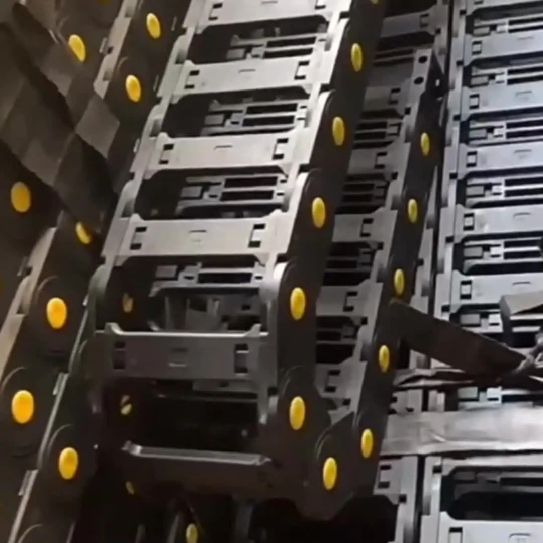 Machine Tool Accessories Multi Type Plastic Cable Tray Carrier Bridge Drag  Chain for Cable Wire Protect