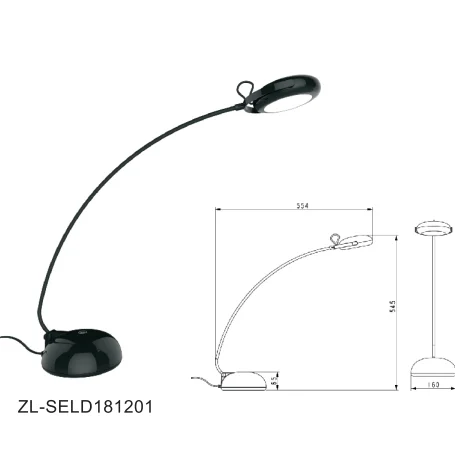 LED Desk Light Dimmable Office Light  the table