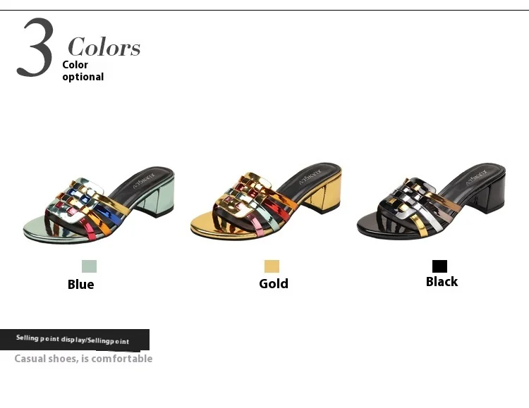 Woven Hollow Out Sandals for Women-2402-18