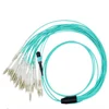 OM3 8core 40G Optic fiber fan-out Patch Leads MTP/MPO-LC Patch Cord