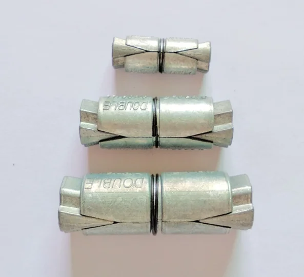 Zinc Alloy Zamac Double Head Expansion Shell Anchor Buy Anchor Bolt