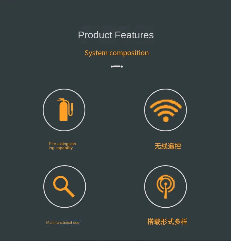 Explosion-Proof RXR-MC200BD Electric Firefighting Reconnaissance Robot for Petrochemical Enterprise Tunnels