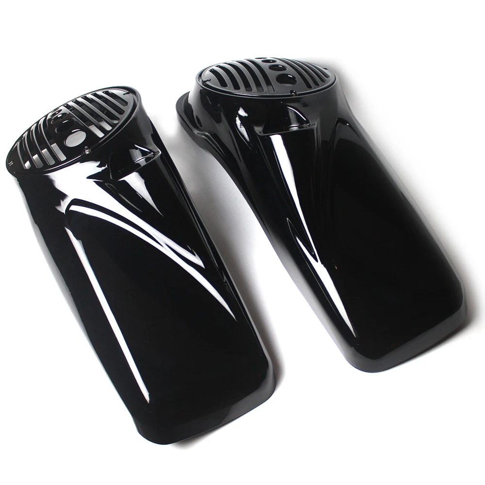 Motorcycle 8" Speaker Lids Abs Vivid Saddle Bag Speaker Saddle Bag Lids