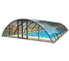Retractable Main Drain Hard Plastic Cover Swimming Pool Roof