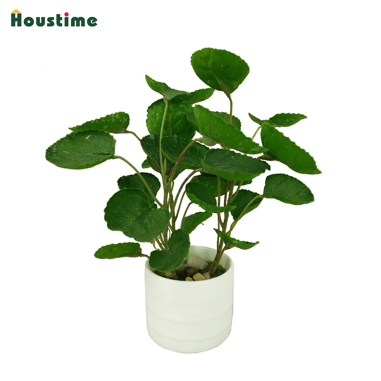Artificial Chinese Pocket Money Faux Pilea Peperomioides Plant With